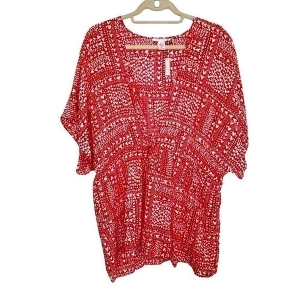 Victoria's Secret Heart Robe Red New With Tags